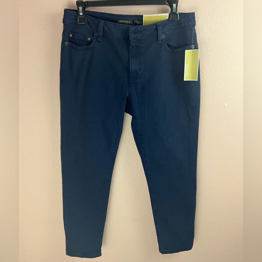 Michael Kors Izzy Cropped Skinny Jeans | Color: Blue | ✨brand new✨